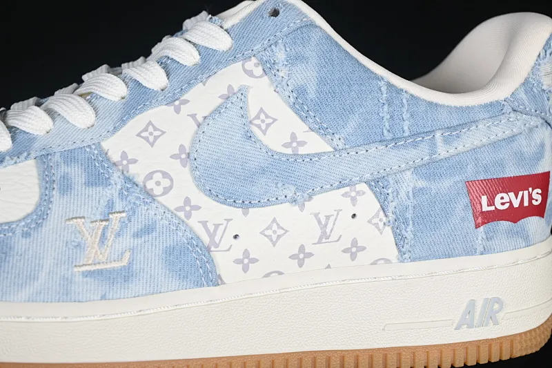 All Categories Nk Air Force 1 Air Force Series Nk Air Force 1 Low Air Force Low Nike Air Force 1'07 Low Levi's White Light Blue Air Force One Low Casual Shoes YF9511-814